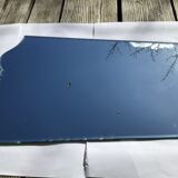 Bevelled mirror trapeze two waves at the top