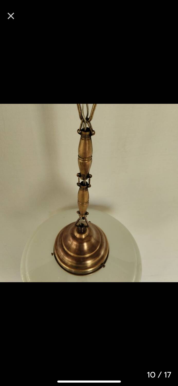 Lampe à suspendre - Verre de Murano - Rationaliste / Bauhaus