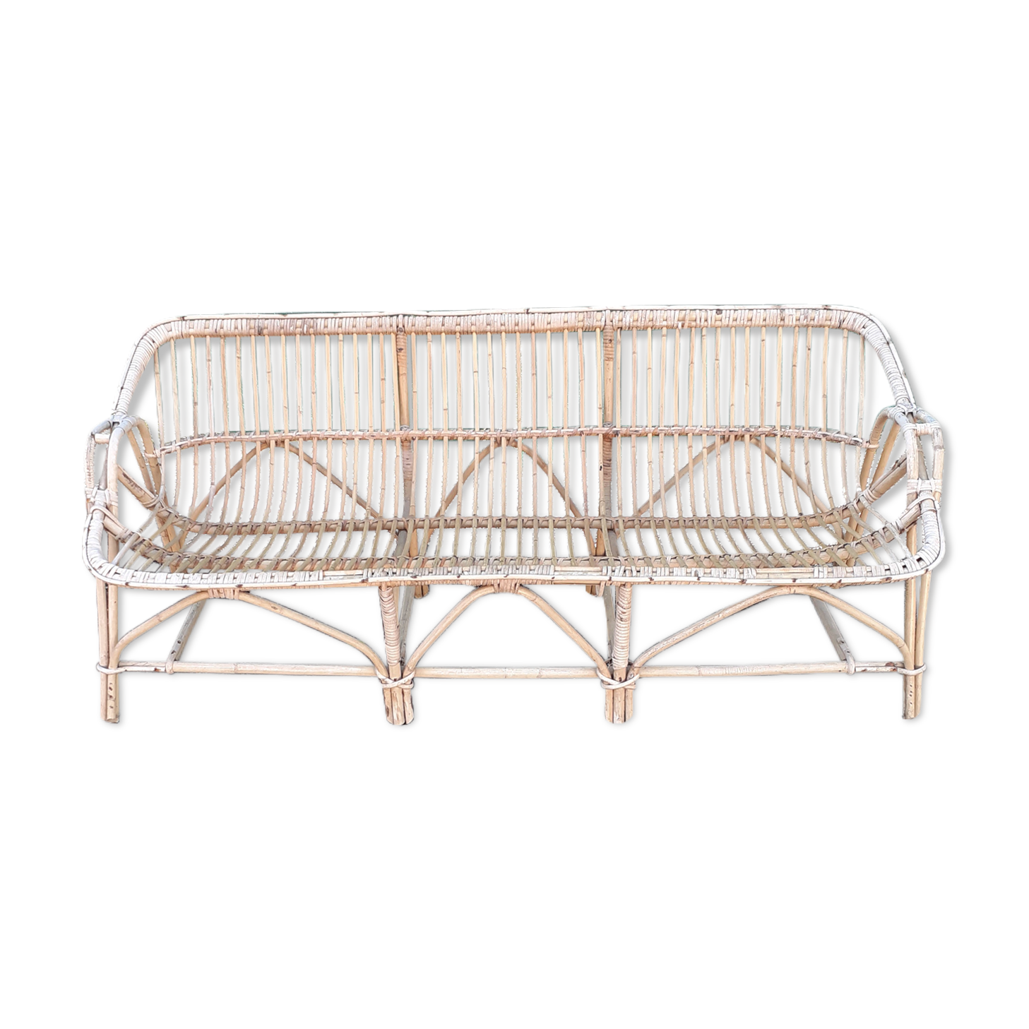 Rattan sofa