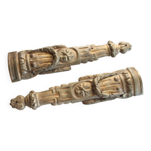 2 ornements de meuble - anciens