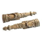 2 antique bronze furniture ornaments, furniture decoration, furniture legs,