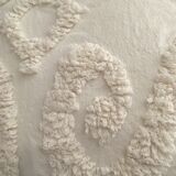 Duo of berber beige cushions