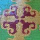 Large Florentine wooden tray