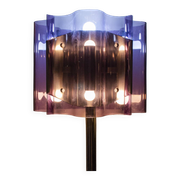 Space age plexiglas floor lamp Italia Anni '70