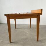 1950s oak luggage rack