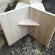 Travertine coffee table