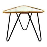 Dirk van Sliedrecht – Vintage 1950s Triangular Glass Table