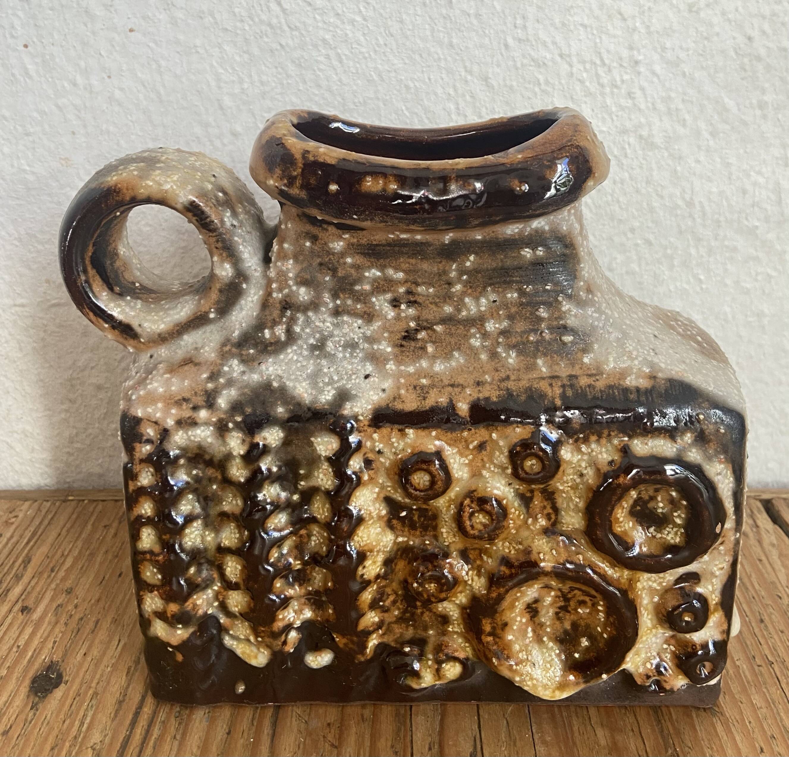 Ceramic vase "Cartens Tönnieshof" West Germany 1960s