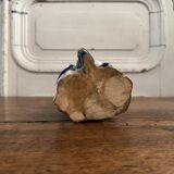 Virgin and Child, 18th century, blue background, ermine decoration