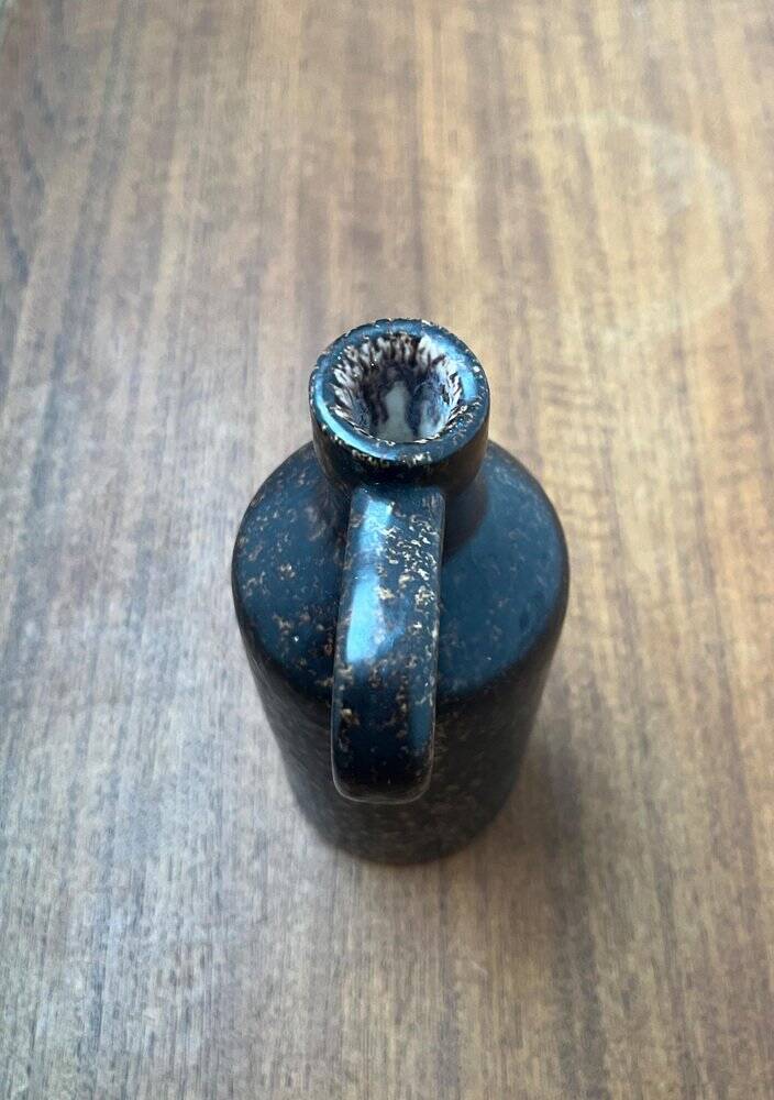 Mid-century ceramic carafe vase by Bastian le Pemp for Kemper / Quimper France, 1960s.