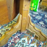 Old cherry pedestal table