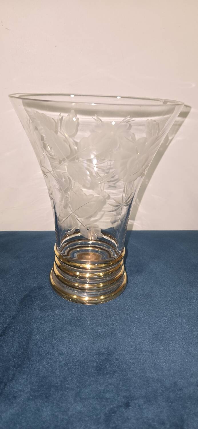 Engraved vase