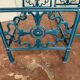 Pair of Empire style beds in patinated cast iron 20th century