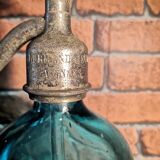 Siphon à eau de seltz bleu turquoise