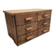 Antique workshop furniture with 6 drawers