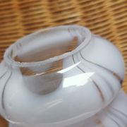 Globe lamp Italy marbled decoration space age