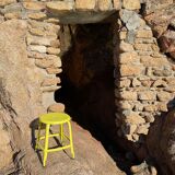 Stool nicolle® h45cm outdoor - ral 1016 textured