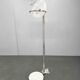 Italian Chrome Floor Lamp Glass Globe, Lenci Style, 1970s