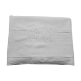 Sheet in linen embroidered on wide thread