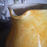 Pichet en terracotta emaillée - Signé Roux Dieulefit