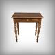 Small walnut desk table, Louis-Philippe style – 19th century