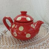 Handmade pottery teapot