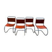 4 Design Chairs Mies Van Der Rohe 80s edition
