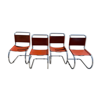 4 Design Chairs Mies Van Der Rohe 80s edition