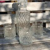 Decanter and whiskey glass