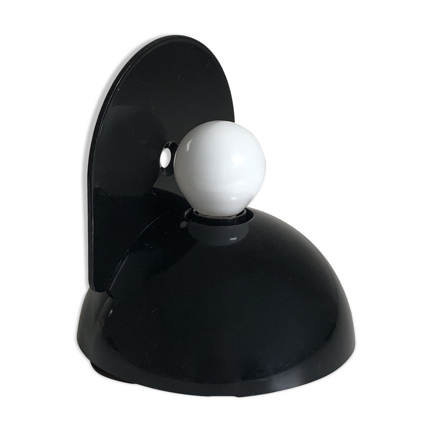 Claudio Dini's black Buco applicator edited by Artemide, 1974