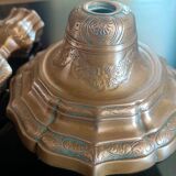 18th century chiseled bronze candlestick