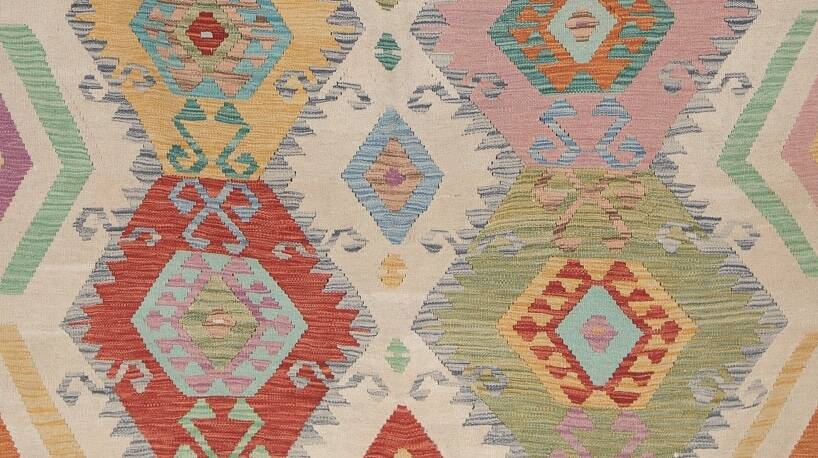 Afghan Pachtoune kilim 230 x 173 cm