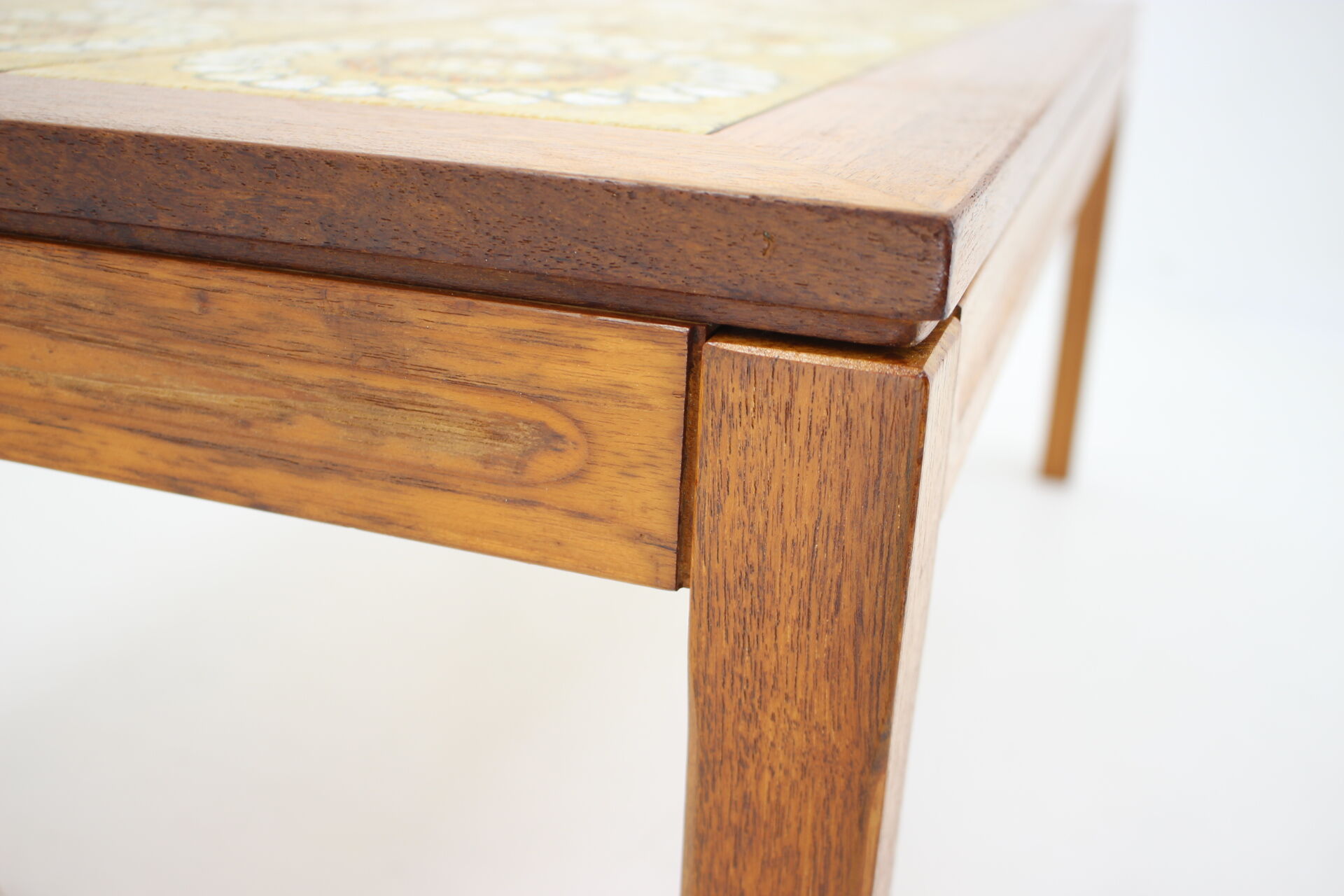 1960s palisander and tile coffee table ,denmark