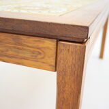 1960s palisander and tile coffee table ,denmark