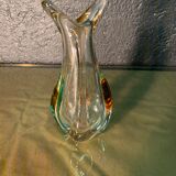 Murano, multi-coloured glass vase, 1970