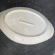 Porcelain serving dish pattern art deco peonies