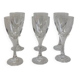 Crystal wine glass