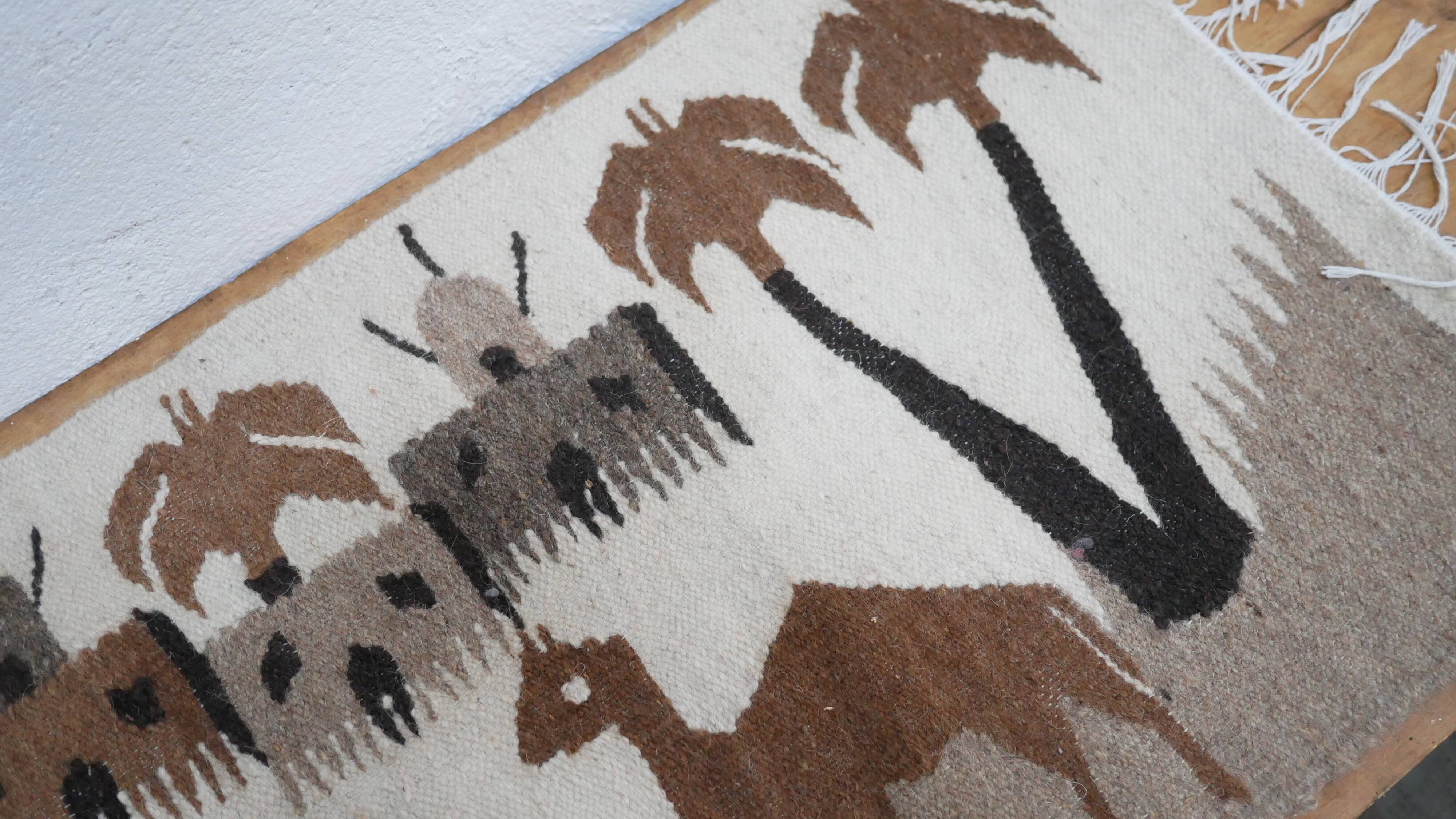 Small vintage carpet