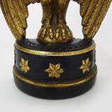 Pair of Hollywood Regency golden eagle bookends by Borghese. 60s
