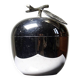 Small vintage Hans Turnwald ice bucket from the 1970s with a silver apple design