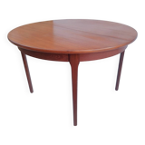 Vintage round teak table from the 60s