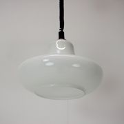 Mid-century adjustable glass pendant, 1970's