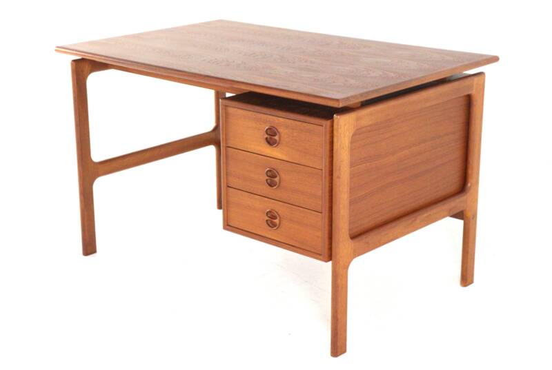 Bureau pour femme Gasvig / GV Møbler - design danois - teck - moderne du milieu du siècle