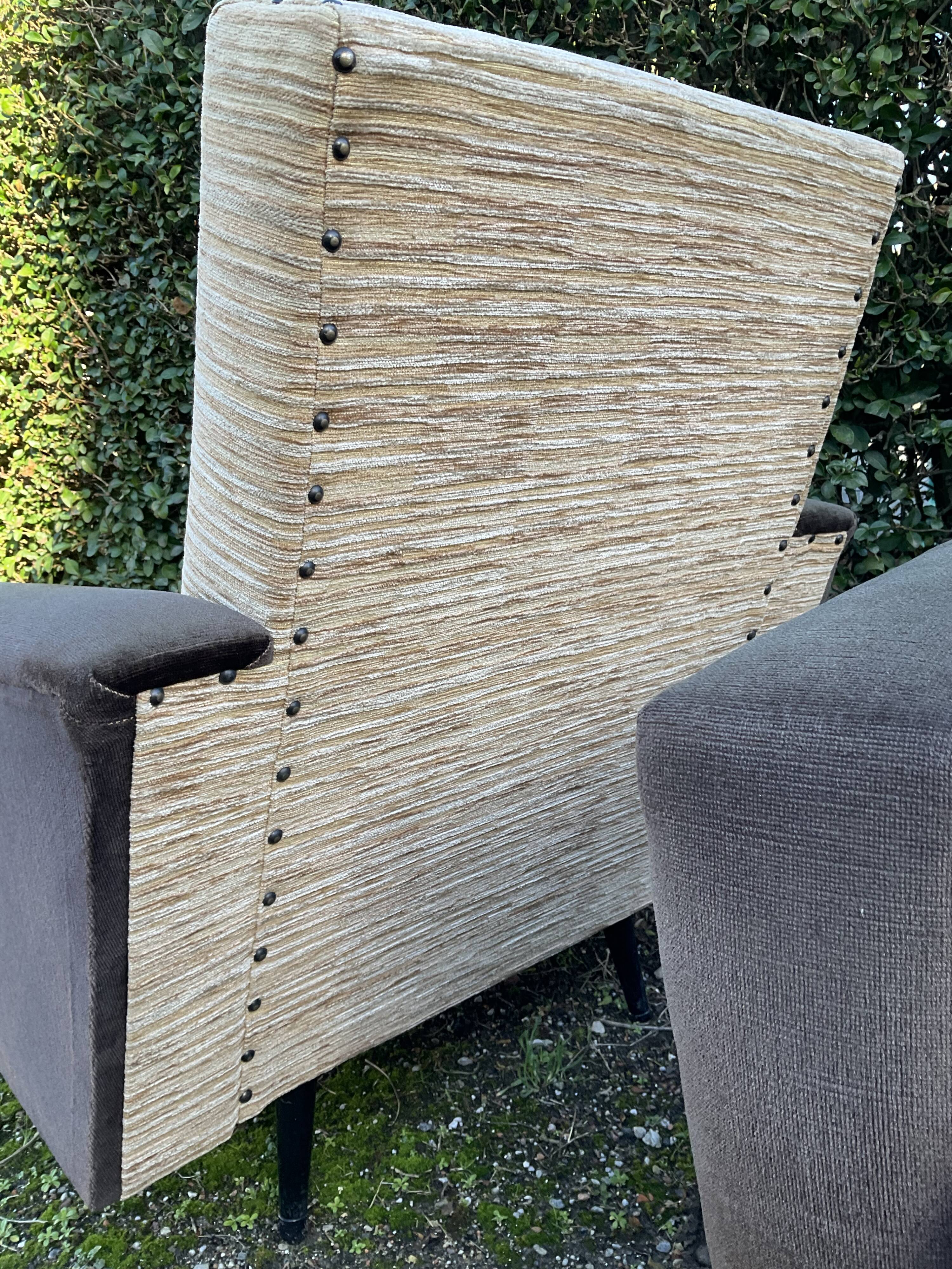 Paire de fauteuils vintage des années 50-60