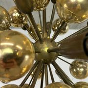 Atomic Suspension in Brass German Mid-Century by Dorothee Becker