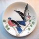 Game model plate signed gien, les oiseaux de chasse, les palombes