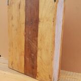 Polychrome teak display case