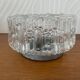 Plafonnier / applique en verre moulé Vontage année 70
