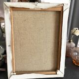 Oil on ancient canvas