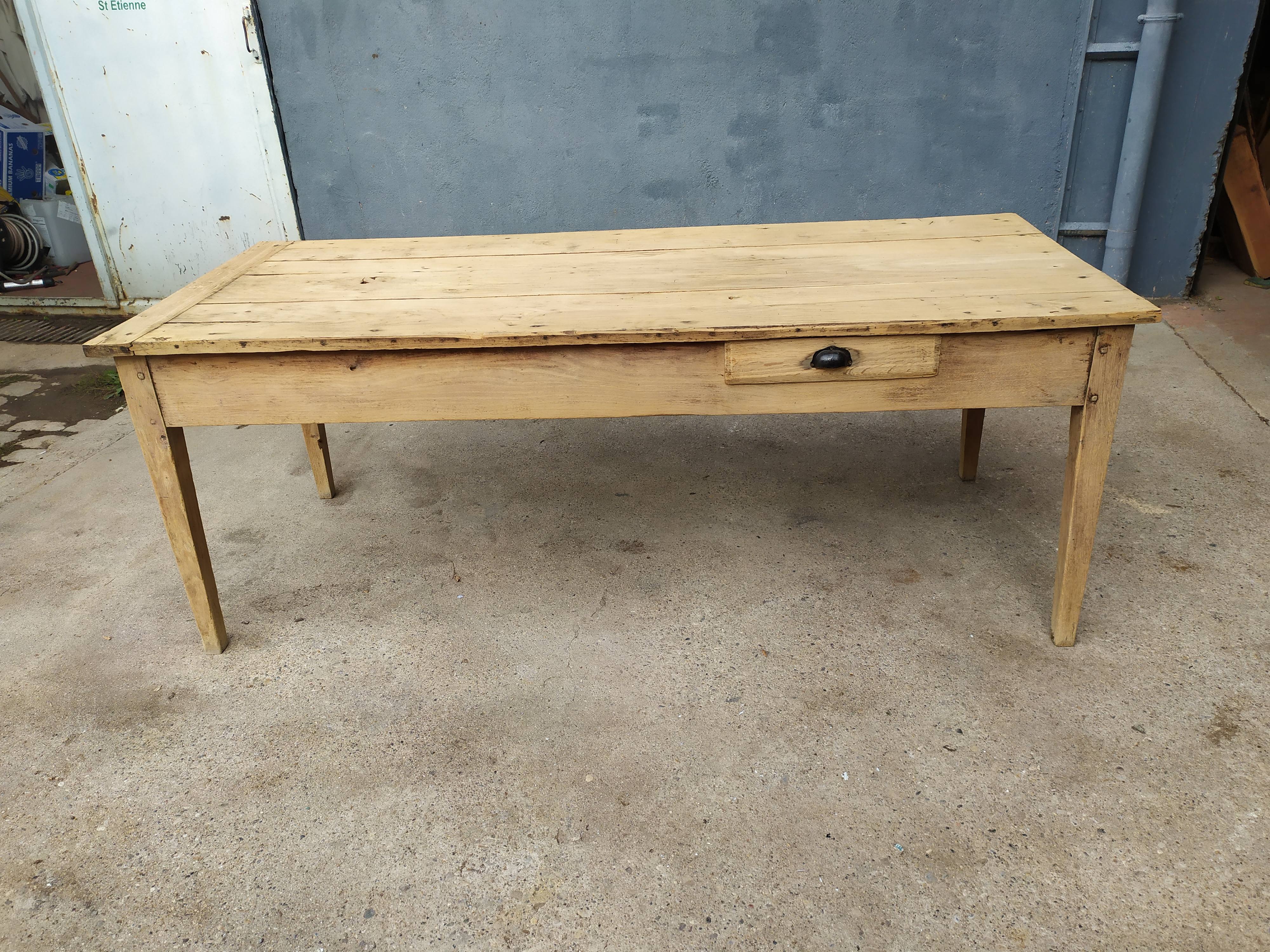 Table de ferme rallonge